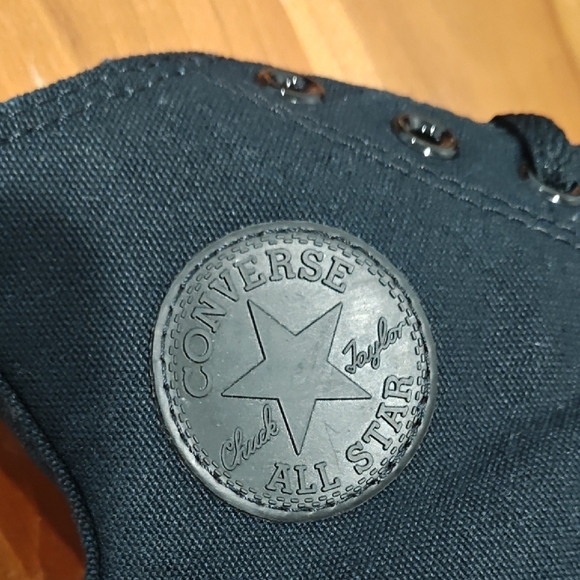 Converse All Black High-Top Shoes - Picture 7 of 13